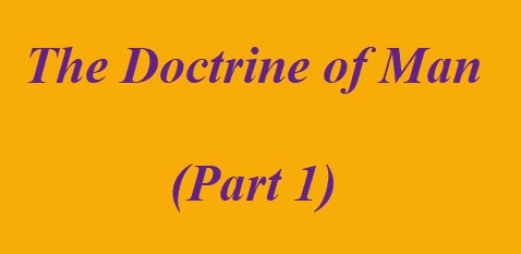 Foundations of the Faith: The Doctrine of Man (part 1)