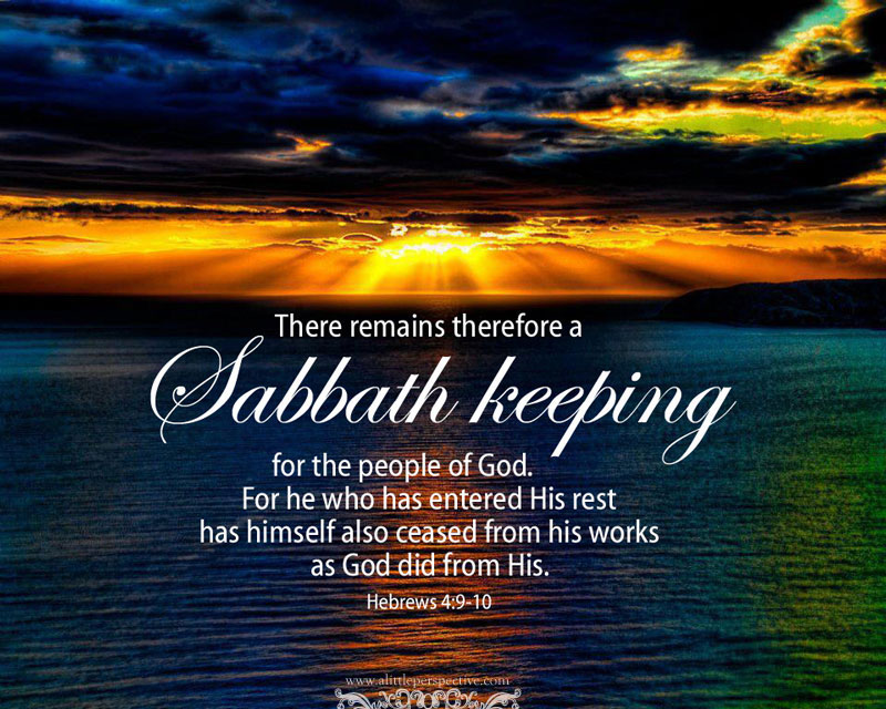 Foundations of the Faith: The Doctrine of Sabbath (part 3)